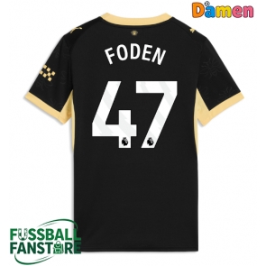 Manchester City Phil Foden #47 Replik Auswärtstrikot Damen 2026-27 Kurzarm